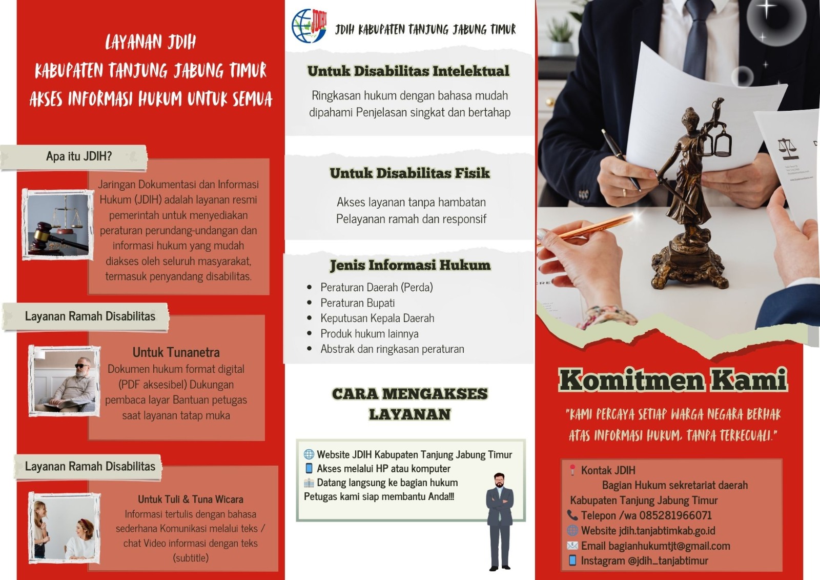 LAYANAN JDIH KABUPATEN TANJUNG JABUNG AKSES INFORMASI HUKUM UNTUK SEMUA